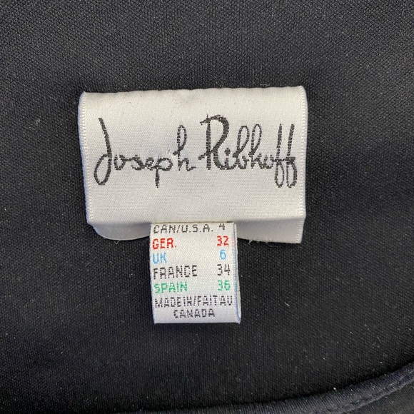Joseph Ribkoff Black Short Dress - Picture 3 of 4